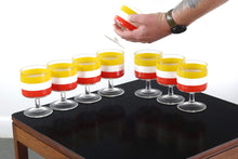 Load image into Gallery viewer, Set of 8 Mid Century Drinking Glasses by Georges Briard-ABT Modern
