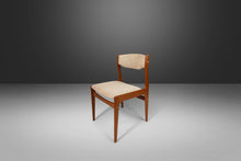 Load image into Gallery viewer, Set of Eight (8) Scandinavian Dining Chairs in Teak and Original Oatmeal Fabric, c. 1970s-ABT Modern