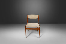 Load image into Gallery viewer, Set of Eight (8) Scandinavian Dining Chairs in Teak and Original Oatmeal Fabric, c. 1970s-ABT Modern