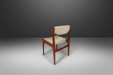 Load image into Gallery viewer, Set of Eight (8) Scandinavian Dining Chairs in Teak and Original Oatmeal Fabric, c. 1970s-ABT Modern