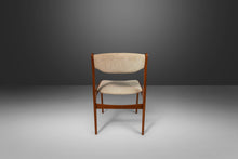 Load image into Gallery viewer, Set of Eight (8) Scandinavian Dining Chairs in Teak and Original Oatmeal Fabric, c. 1970s-ABT Modern