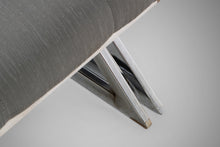 Load image into Gallery viewer, Set of Eight (8) "Z" Dining Chairs in Chrome and Original Fabric by Milo Baughman, USA, c. 1970's-ABT Modern