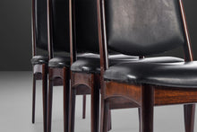 Load image into Gallery viewer, Set of Four (4) Afromosia Danish Modern High Back Dining Chairs, c. 1970s-ABT Modern