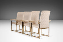Load image into Gallery viewer, Set of Four (4) Brass Dining Chairs After Milo Baughman, c. 1970s-ABT Modern