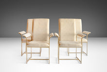 Load image into Gallery viewer, Set of Four (4) Brass Dining Chairs After Milo Baughman, c. 1970s-ABT Modern