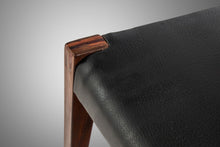 Load image into Gallery viewer, Set of Four (4) Cado PIA Danish Modern Dining Chairs in Black Vinyl, 1960s-ABT Modern