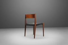 Load image into Gallery viewer, Set of Four (4) Cado PIA Danish Modern Dining Chairs in Black Vinyl, 1960s-ABT Modern