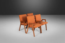 Load image into Gallery viewer, Set of Four (4) Compass Style Dining Chairs After Jens Risom, c. 1960s-ABT Modern