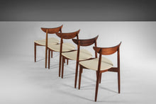 Load image into Gallery viewer, Set of Four (4) Dining Chairs by Harry Ostergaard for Randers Møbelfabrik in Rosewood with New Leather Seats, c. 1960s-ABT Modern