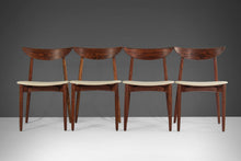 Load image into Gallery viewer, Set of Four (4) Dining Chairs by Harry Ostergaard for Randers Møbelfabrik in Rosewood with New Leather Seats, c. 1960s-ABT Modern