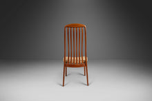 Load image into Gallery viewer, Set of Four (4) Ergonomic Contoured Dining Chairs by Shou Andersen in Teak Wood and Original Oatmeal Fabric, Denmark, c. 1970s-ABT Modern