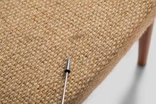 Load image into Gallery viewer, Set of Four (4) Ergonomic Contoured Dining Chairs by Shou Andersen in Teak Wood and Original Oatmeal Fabric, Denmark, c. 1970s-ABT Modern