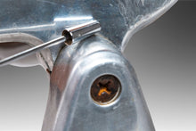 Load image into Gallery viewer, Set of Four (4) Giancarlo Piretti Model 106 Stackable Dining Chairs for Castelli in Burnt Orange Fabric, Italy, c. 1960's-ABT Modern