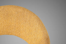 Load image into Gallery viewer, Set of Four (4) Italian Modern Swiveling Accent Chairs in Original Gold Knit Fabric by E & P Ciani for Aceray, Italy, c. 1980's-ABT Modern