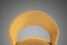 Load image into Gallery viewer, Set of Four (4) Italian Modern Swiveling Accent Chairs in Original Gold Knit Fabric by E & P Ciani for Aceray, Italy, c. 1980's-ABT Modern