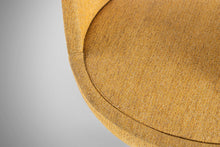 Load image into Gallery viewer, Set of Four (4) Italian Modern Swiveling Accent Chairs in Original Gold Knit Fabric by E & P Ciani for Aceray, Italy, c. 1980's-ABT Modern