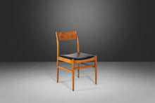 Load image into Gallery viewer, Set of Four (4) Mid Century Danish Modern Contoured Honey Oak Dining Chairs, Italy, c. 1960s-ABT Modern
