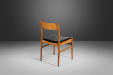 Load image into Gallery viewer, Set of Four (4) Mid Century Danish Modern Contoured Honey Oak Dining Chairs, Italy, c. 1960s-ABT Modern