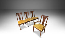 Load image into Gallery viewer, Set of Four (4) Mid Century Modern Brasilia Dining Chairs in Walnut by Broyhill, USA, c. 1960s-ABT Modern