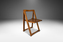 Load image into Gallery viewer, Set of Four (4) Mid Century Modern Folding Chairs in Walnut for Romanian Drop Leaf Table, Romania, c. 1960's-ABT Modern
