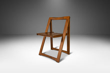 Load image into Gallery viewer, Set of Four (4) Mid Century Modern Folding Chairs in Walnut for Romanian Drop Leaf Table, Romania, c. 1960's-ABT Modern