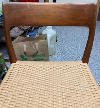 Load image into Gallery viewer, Set of Four (4) Model 77 Dining Chairs by Niels Moller for J.L. Mollers Mobelfabrik in Teakwood and Paper Cord, c. 1950-ABT Modern