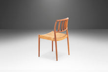 Load image into Gallery viewer, Set of Four (4) Model 83 Teak Dining Chairs Niels Otto Møller for J.L. Møller w/ Paper Cord Seats, Denmark, c. 1970's-ABT Modern