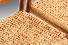 Load image into Gallery viewer, Set of Four (4) Model 83 Teak Dining Chairs Niels Otto Møller for J.L. Møller w/ Paper Cord Seats, Denmark, c. 1970's-ABT Modern