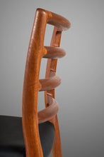Load image into Gallery viewer, Set of Four (4) Model 85 Dining Chairs in Teak & Leather by Niels Møller for J.L. Møller Mobelfabrik, Denmark, c. 1960's-ABT Modern