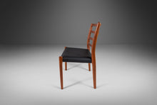 Load image into Gallery viewer, Set of Four (4) Model 85 Dining Chairs in Teak & Leather by Niels Møller for J.L. Møller Mobelfabrik, Denmark, c. 1960's-ABT Modern