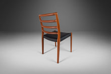Load image into Gallery viewer, Set of Four (4) Model 85 Dining Chairs in Teak & Leather by Niels Møller for J.L. Møller Mobelfabrik, Denmark, c. 1960's-ABT Modern