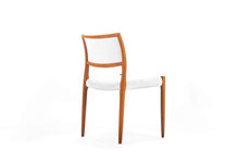Load image into Gallery viewer, Set of Four (4) Moller Model 80 Dining Chairs in Teak and Original Fabric-ABT Modern