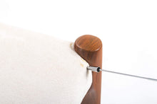 Load image into Gallery viewer, Set of Four (4) Moller Model 80 Dining Chairs in Teak and Original Fabric-ABT Modern