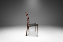 Load image into Gallery viewer, Set of Four (4) Niels Møller Model No. 82 Side Chairs in Rosewood & Leather for J.L. Møllers Møbelfabrik, Denmark, c. 1960's-ABT Modern