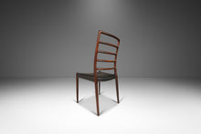 Load image into Gallery viewer, Set of Four (4) Niels Møller Model No. 82 Side Chairs in Rosewood & Leather for J.L. Møllers Møbelfabrik, Denmark, c. 1960's-ABT Modern