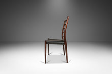 Load image into Gallery viewer, Set of Four (4) Niels Møller Model No. 82 Side Chairs in Rosewood & Leather for J.L. Møllers Møbelfabrik, Denmark, c. 1960's-ABT Modern