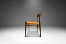 Load image into Gallery viewer, Set of Four ( 4 ) Niels Otto Moller Model 75 Dining Chairs for J.L. Mollers Mobelfabrik in Walnut Tinted Oak and Paper Cord, Denmark, 1960's-ABT Modern