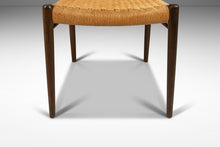 Load image into Gallery viewer, Set of Four ( 4 ) Niels Otto Moller Model 75 Dining Chairs for J.L. Mollers Mobelfabrik in Walnut Tinted Oak and Paper Cord, Denmark, 1960's-ABT Modern
