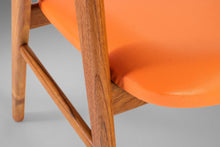 Load image into Gallery viewer, Set of Four (4) Rare Model 42 Arm Chairs in Teak and Vinyl by Erik Kirkegaard for Høng Stolefabrik, Denmark, c. 1950's-ABT Modern