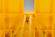 Load image into Gallery viewer, Set of Four (4) Seccose Chairs in Patina Yellow & Black Designed by Gaspare Cairoli, Italy, c. 1980's-ABT Modern