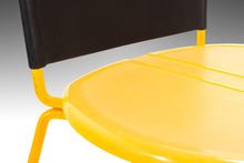 Load image into Gallery viewer, Set of Four (4) Seccose Chairs in Patina Yellow & Black Designed by Gaspare Cairoli, Italy, c. 1980's-ABT Modern