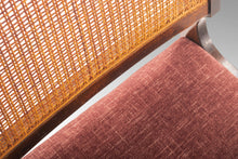 Load image into Gallery viewer, Set of Four (4) Sophisticated Cane Back Dining Chairs in the Manner of Edward Wormley, USA, c. 1950's-ABT Modern