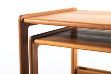 Load image into Gallery viewer, Set of Mid-Century Modern Danish Teak Nesting Tables-ABT Modern