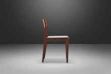 Load image into Gallery viewer, Set of Six (6) Danish Modern Dining Chairs in Teak & Naugahyde by Poul Volther for Frem Røjle, Denmark, c. 1960's-ABT Modern