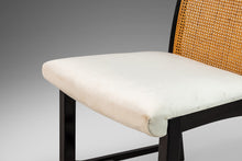 Load image into Gallery viewer, Set of Six (6) Ebony Lacquered Dining Chairs with Cane Backs by Michael Taylor for Baker Furniture, c. 1960s-ABT Modern