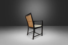Load image into Gallery viewer, Set of Six (6) Ebony Lacquered Dining Chairs with Cane Backs by Michael Taylor for Baker Furniture, c. 1960s-ABT Modern