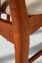 Load image into Gallery viewer, Set of Six (6) "Eva" Dining Chairs w/ Sculpted Backs in Teak by Niels Koefoed for Koefoeds Hornslet, Denmark, c. 1960s-ABT Modern