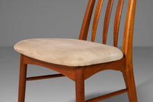 Load image into Gallery viewer, Set of Six (6) "Eva" Dining Chairs w/ Sculpted Backs in Teak by Niels Koefoed for Koefoeds Hornslet, Denmark, c. 1960s-ABT Modern