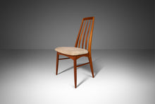 Load image into Gallery viewer, Set of Six (6) "Eva" Dining Chairs w/ Sculpted Backs in Teak by Niels Koefoed for Koefoeds Hornslet, Denmark, c. 1960s-ABT Modern