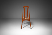 Load image into Gallery viewer, Set of Six (6) "Eva" Dining Chairs w/ Sculpted Backs in Teak by Niels Koefoed for Koefoeds Hornslet, Denmark, c. 1960s-ABT Modern